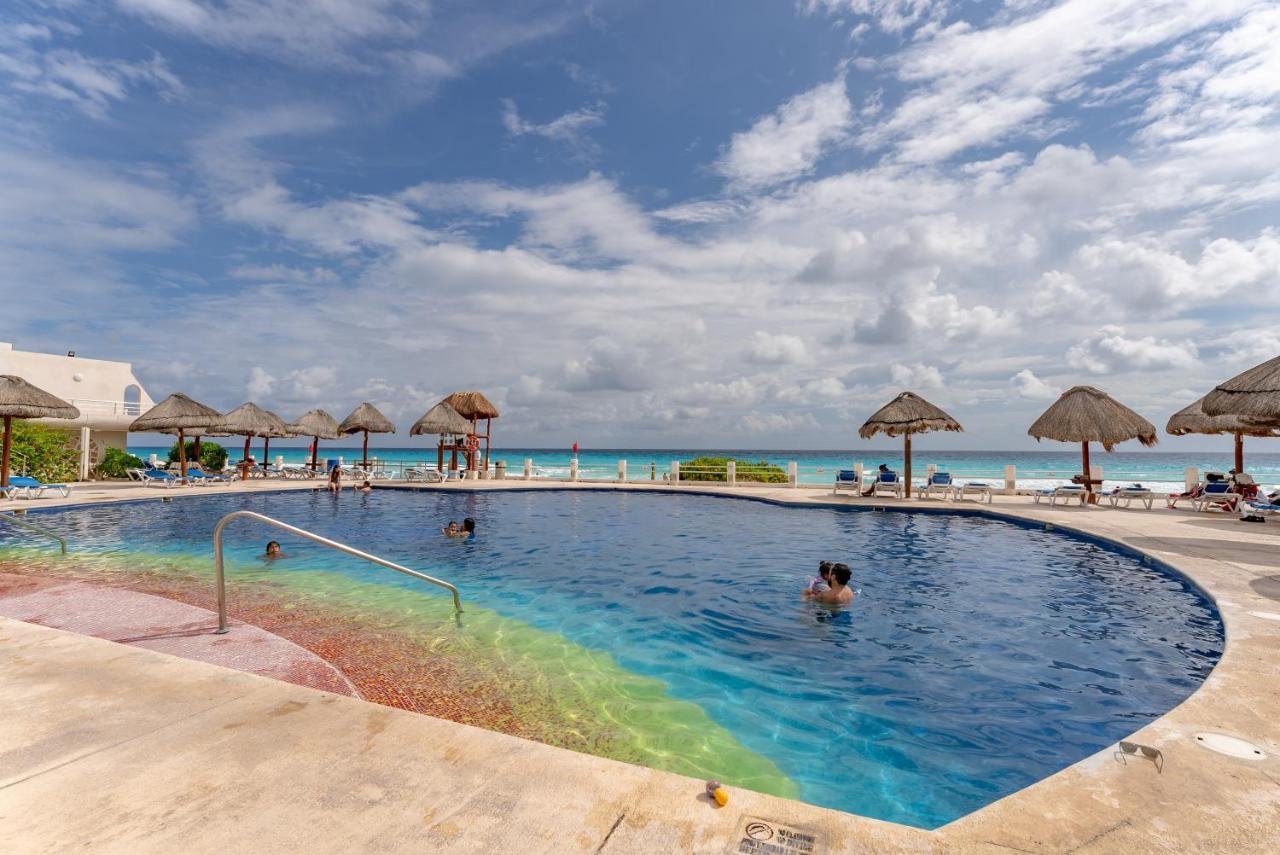 Amazing Caribbean Ocean View At Villas Marlin In 坎昆 外观 照片