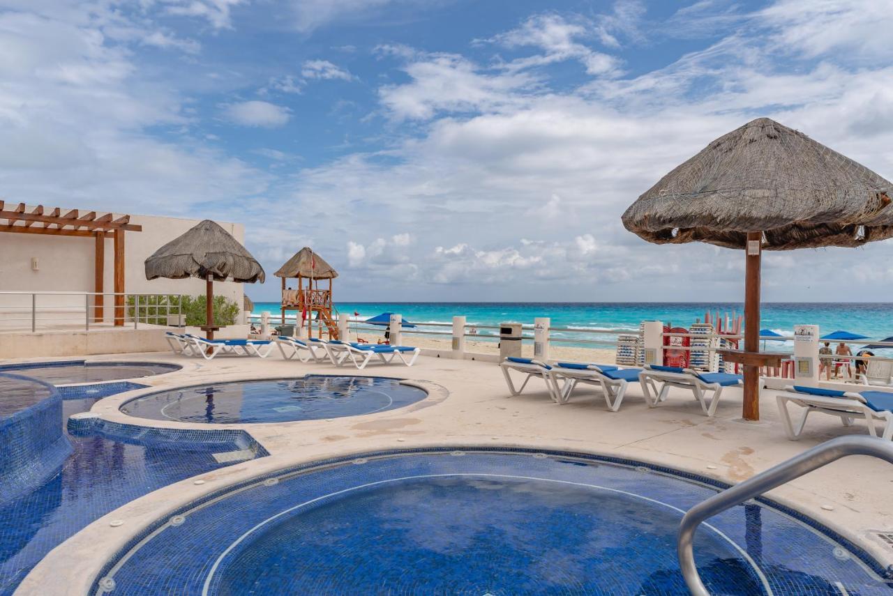 Amazing Caribbean Ocean View At Villas Marlin In 坎昆 外观 照片