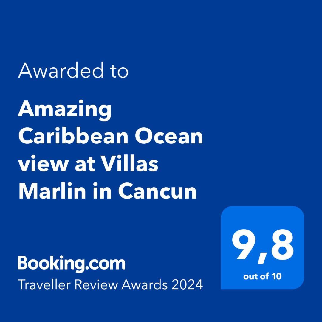 Amazing Caribbean Ocean View At Villas Marlin In 坎昆 外观 照片