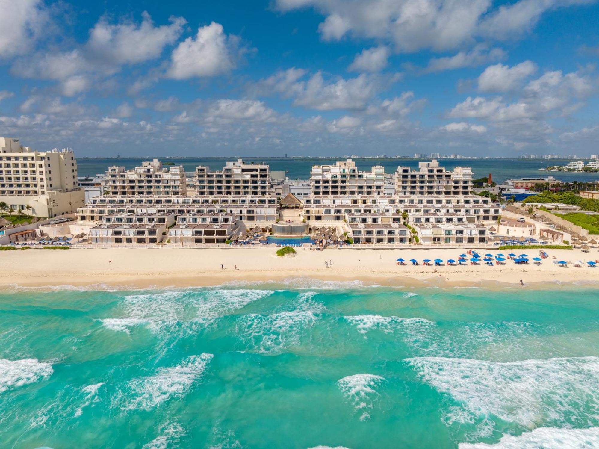 Amazing Caribbean Ocean View At Villas Marlin In 坎昆 外观 照片