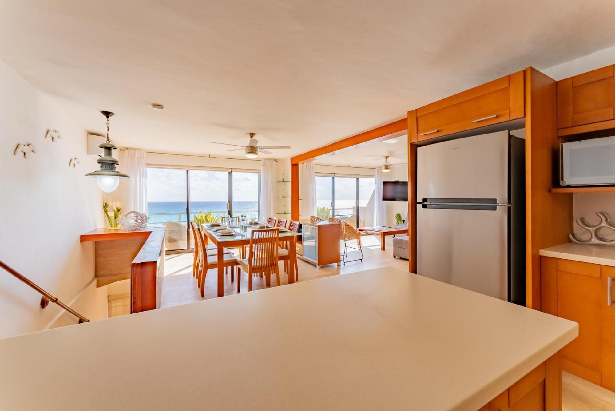 Amazing Caribbean Ocean View At Villas Marlin In 坎昆 外观 照片