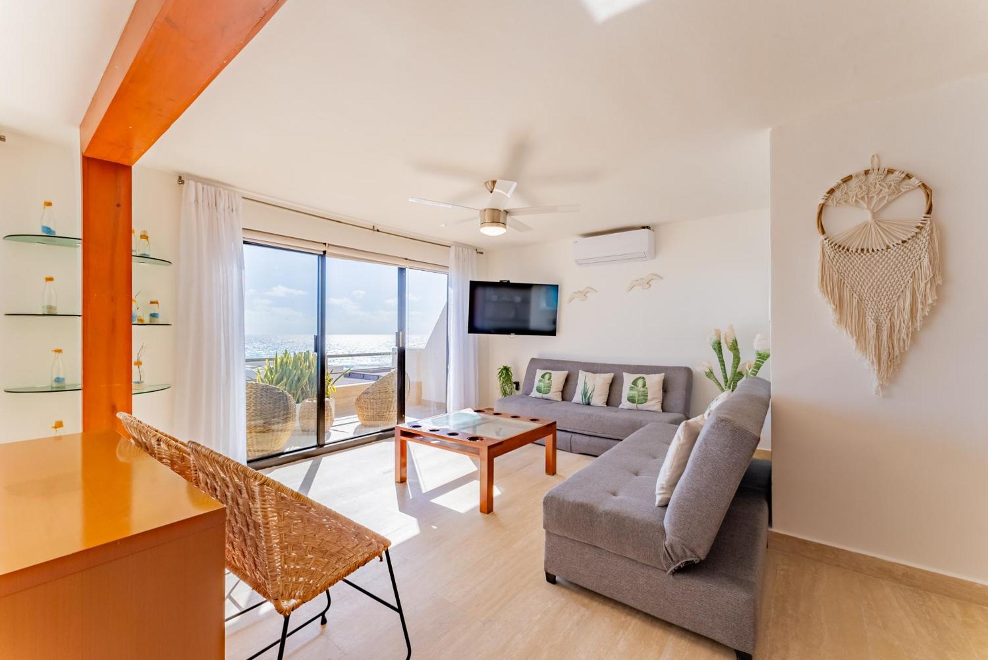 Amazing Caribbean Ocean View At Villas Marlin In 坎昆 外观 照片