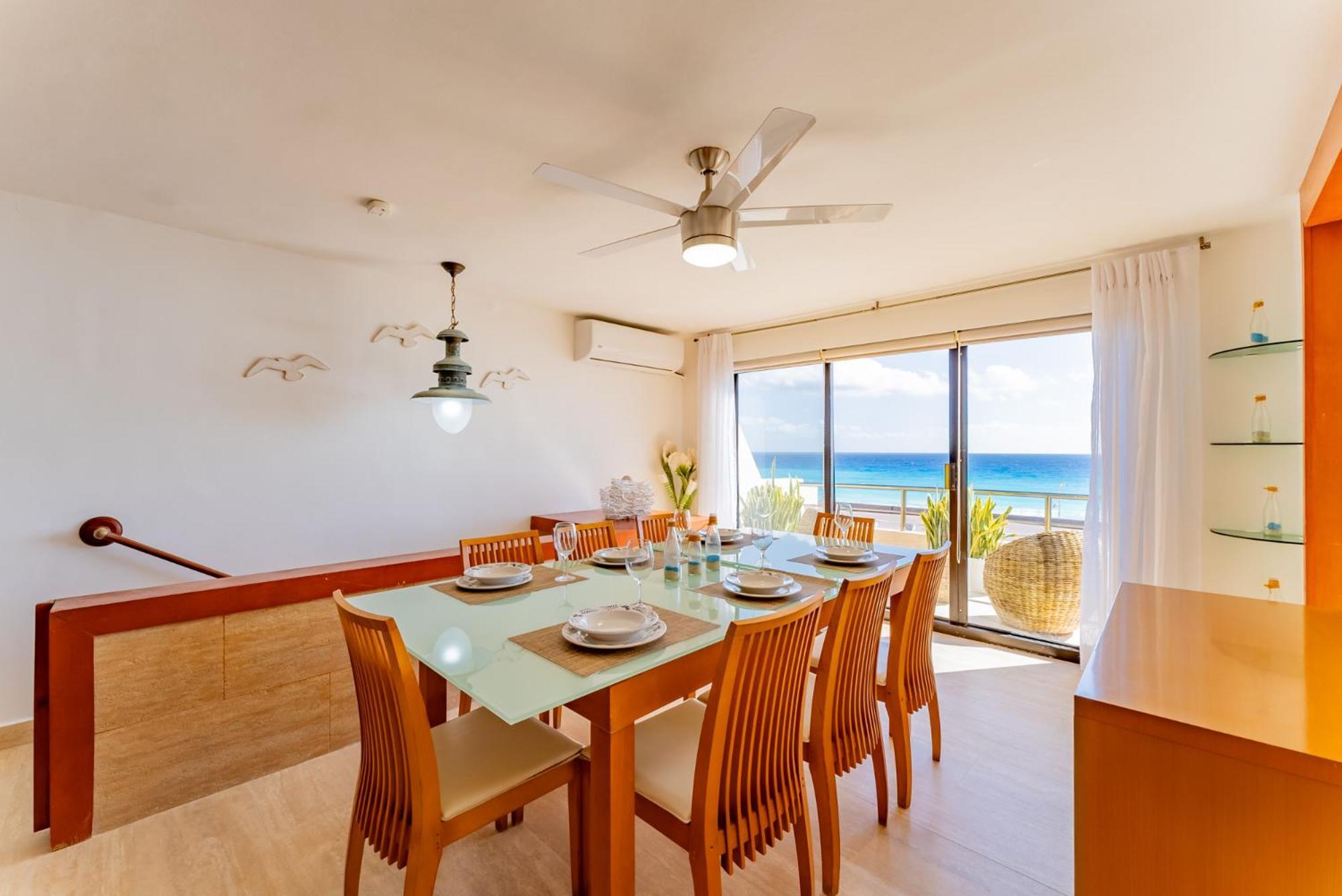 Amazing Caribbean Ocean View At Villas Marlin In 坎昆 外观 照片