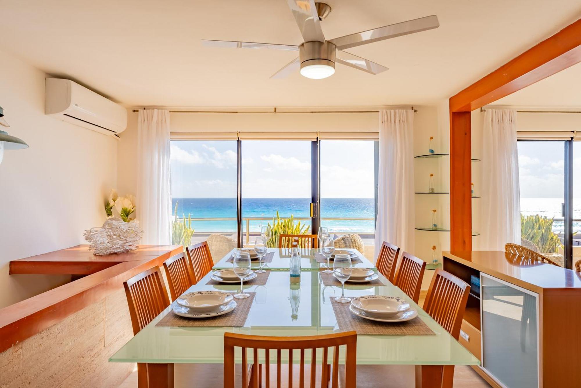 Amazing Caribbean Ocean View At Villas Marlin In 坎昆 外观 照片